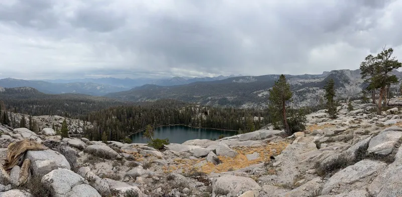 Descent towards Ranger Lake.