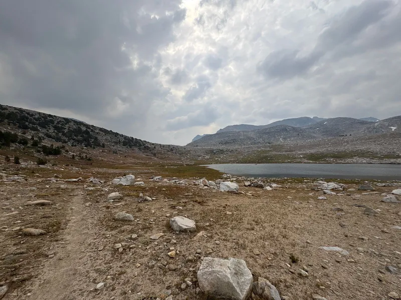 Summit Lake, near the top of Paiute Pass.